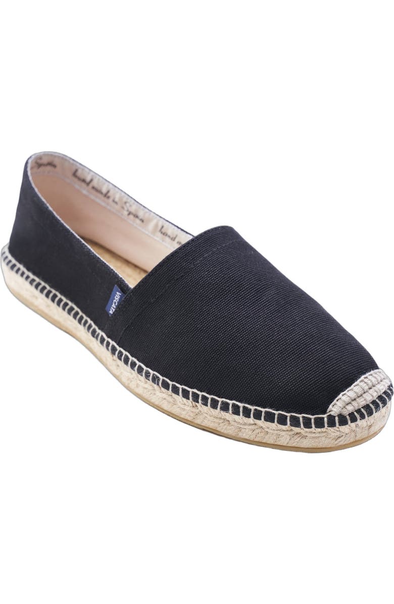 VISCATA Sitges Canvas Men's Espadrilles, Alternate, color, Black