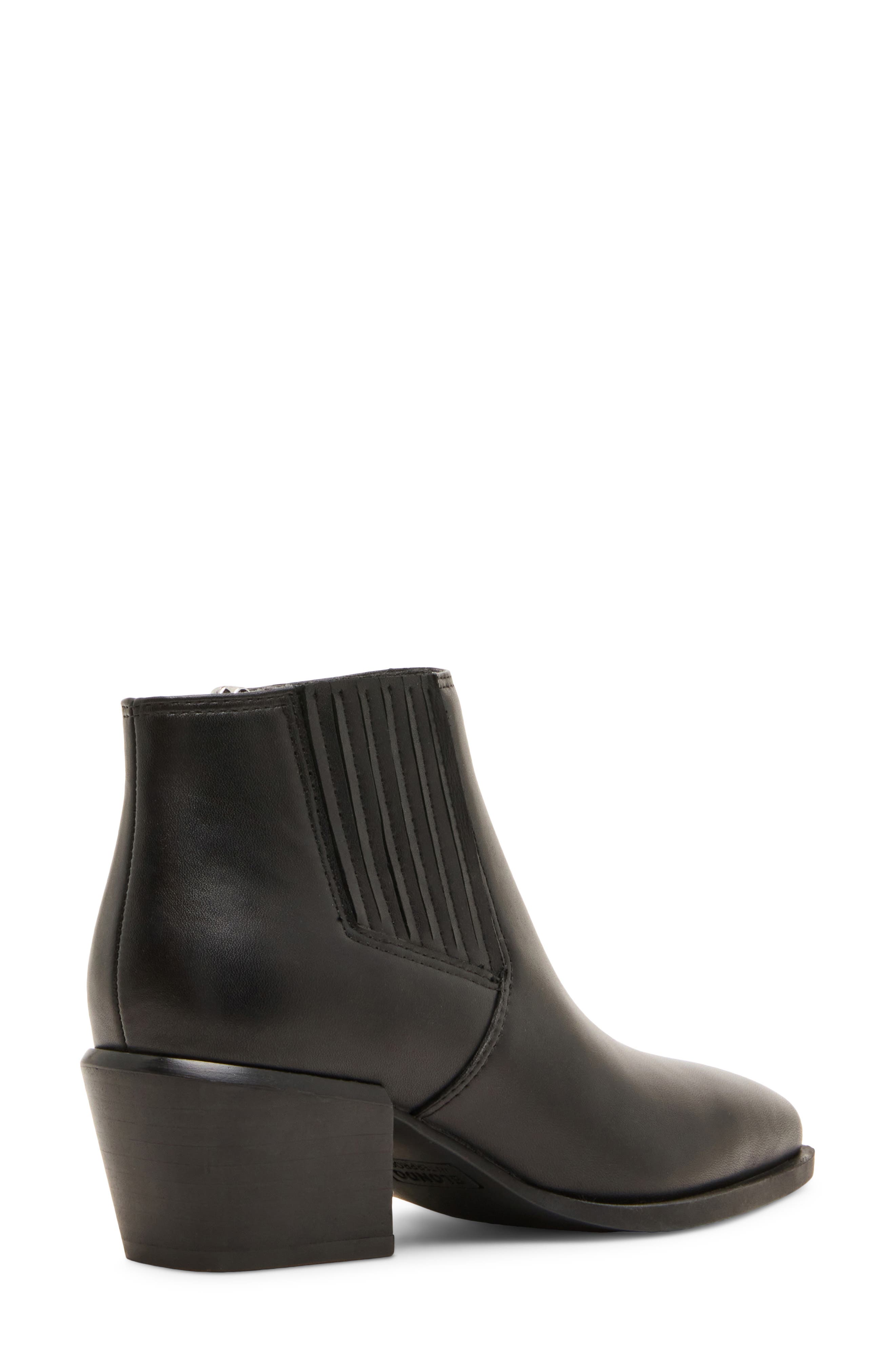Dessie Waterproof Bootie, Alternate, color, BLACK LEATHER