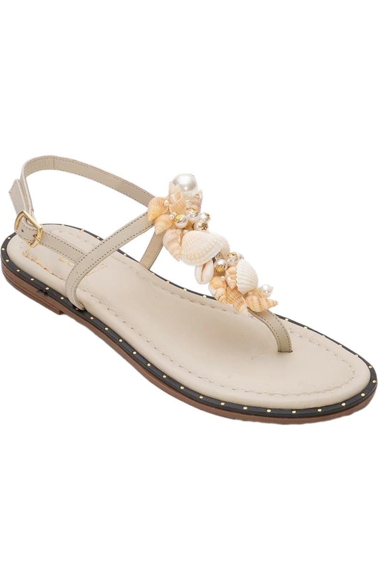 Forever & Always Shoes JOE Leather Thong Sandal, Alternate, color,