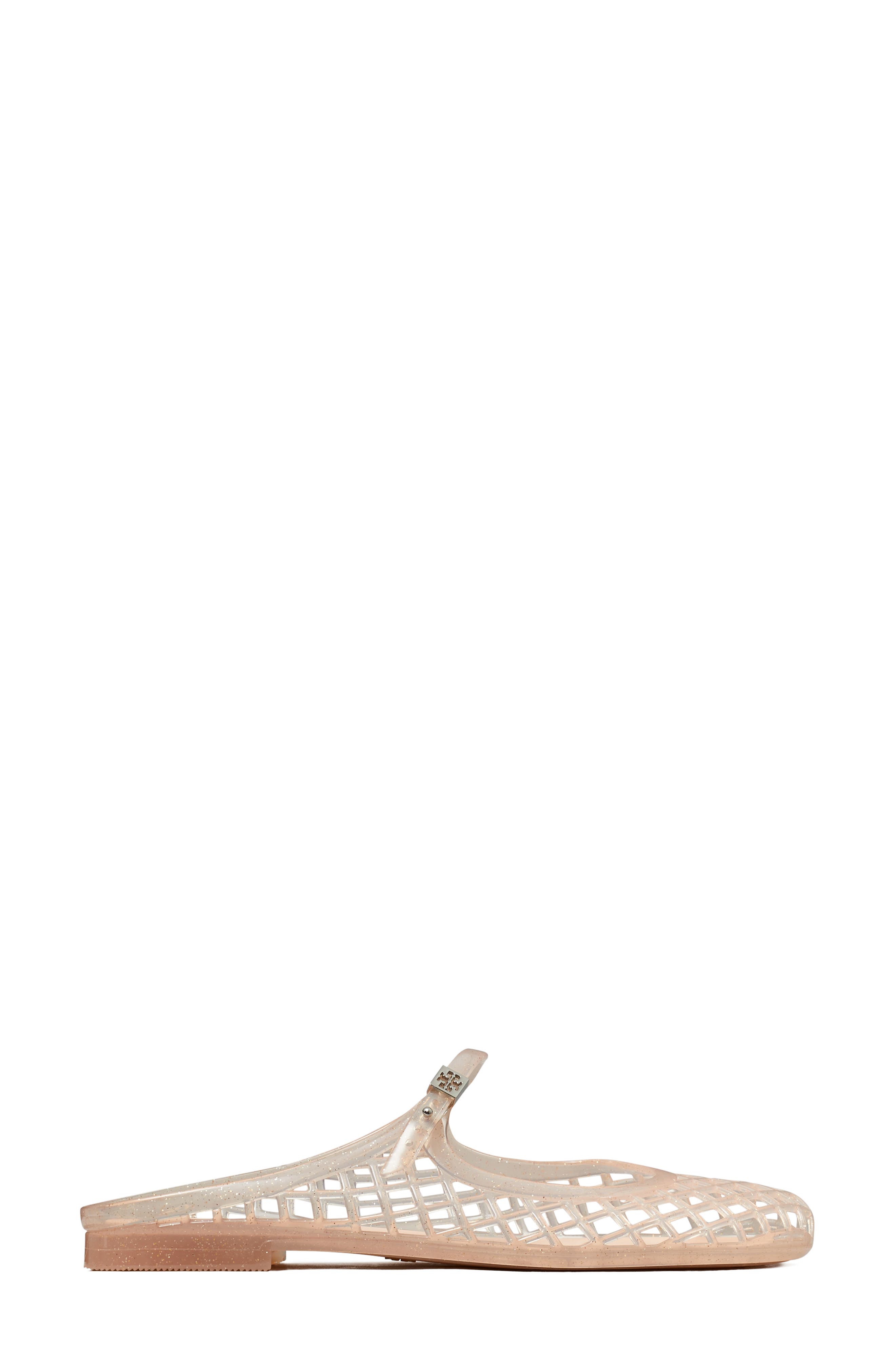 Mellow Mary Jane Jelly Mule, Alternate, color, SOFT PINK GLITTER / SILVER