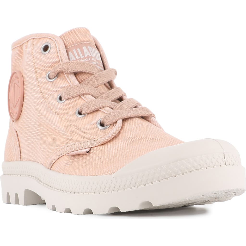 Palladium Pampa Hi Bootie In Rose Stone