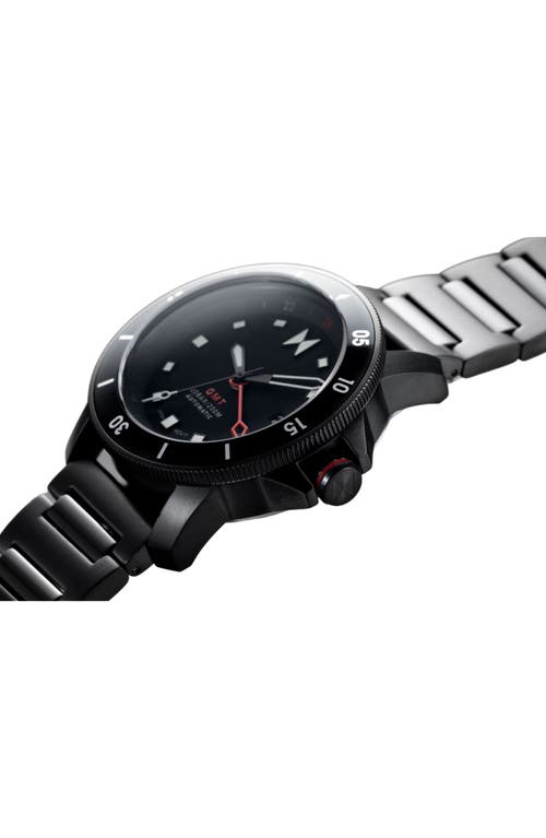 Mvmt Men's Cali Diver Automatic Black Stainless Steel Bracelet Watch 40mm In Black