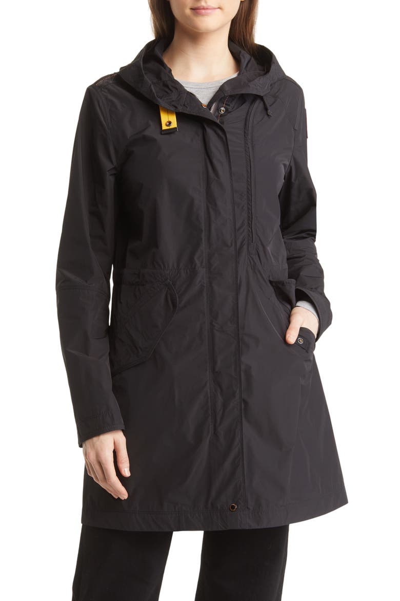 Tank Water Repellent Zip-Up Hooded Jacket, Alternate, color, BLACK