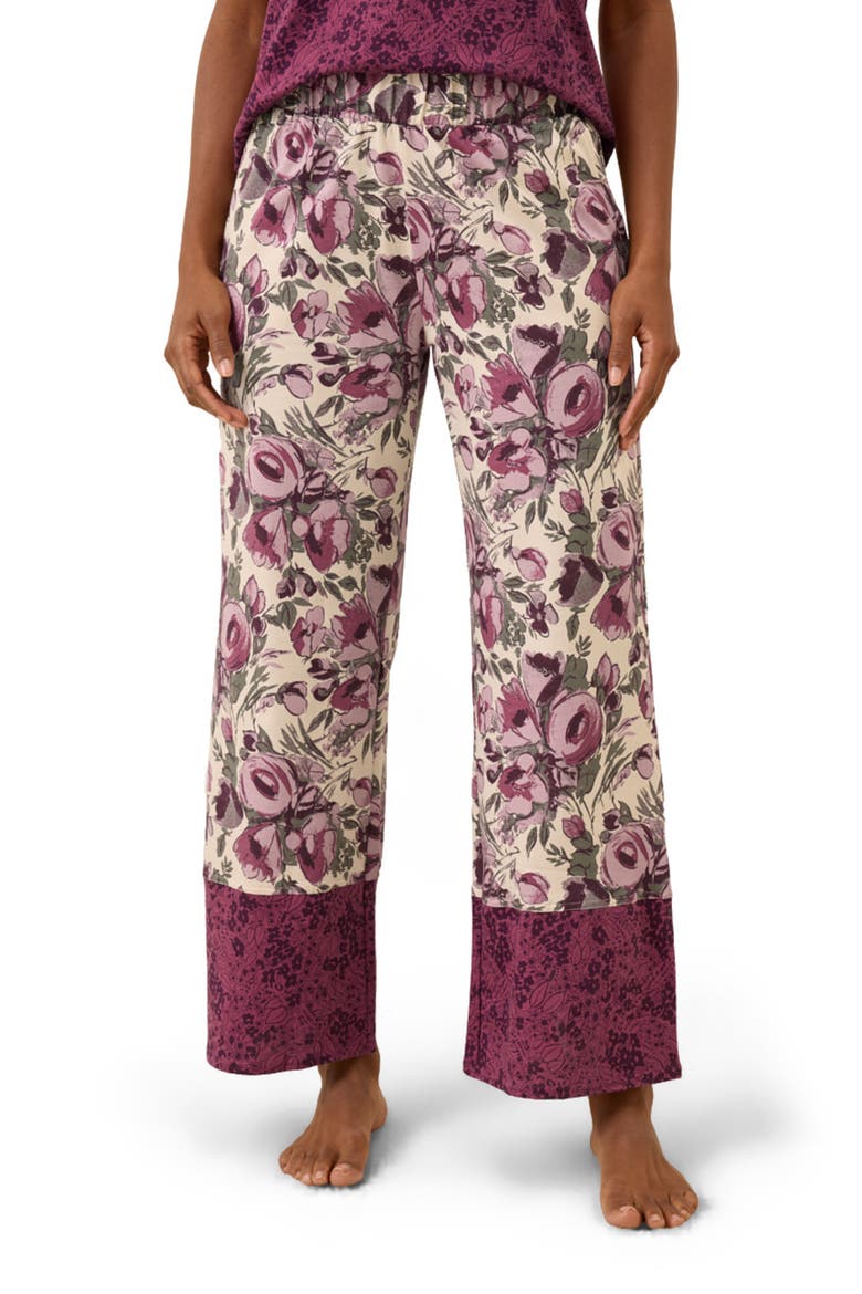 Organic Staycation Sleep Pant, Alternate, color, Gathered Garden
