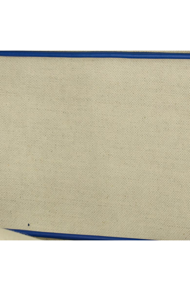 Pre-Owned Goyard Chien Gris Pet Carrier Tote Coated Canvas, Alternate, color, Blue