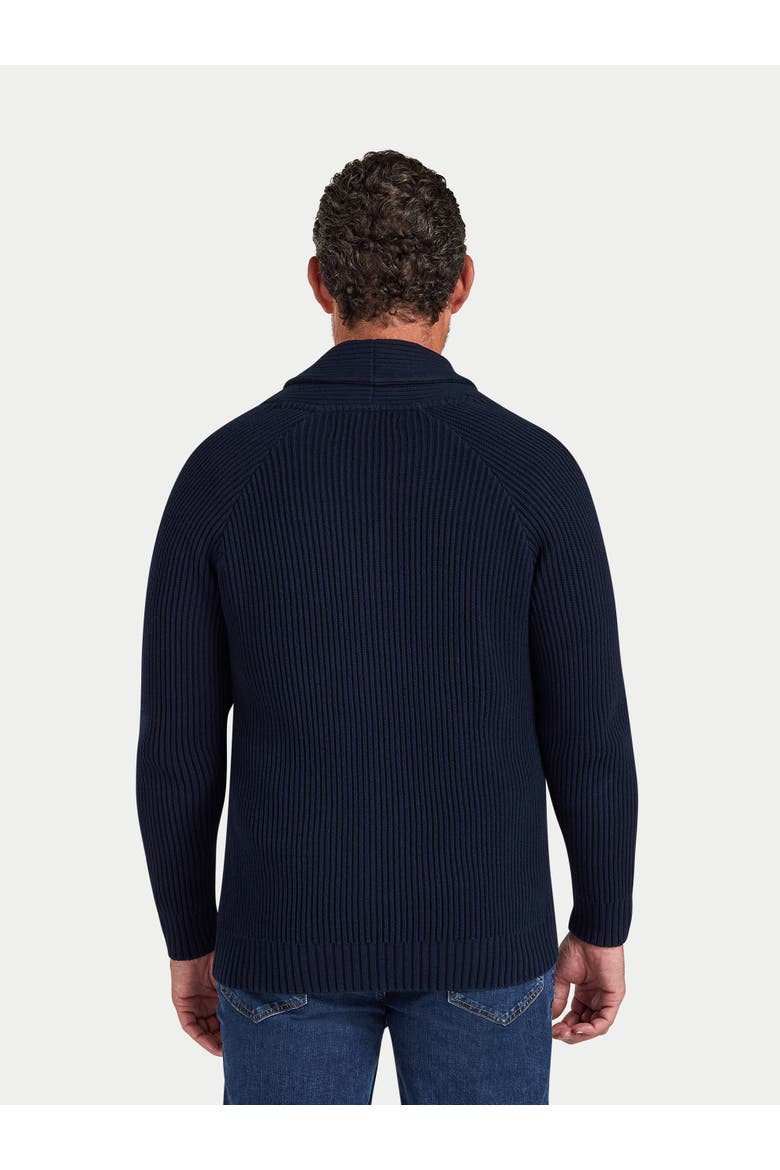Button Up Shawl Cardigan, Alternate, color, Navy