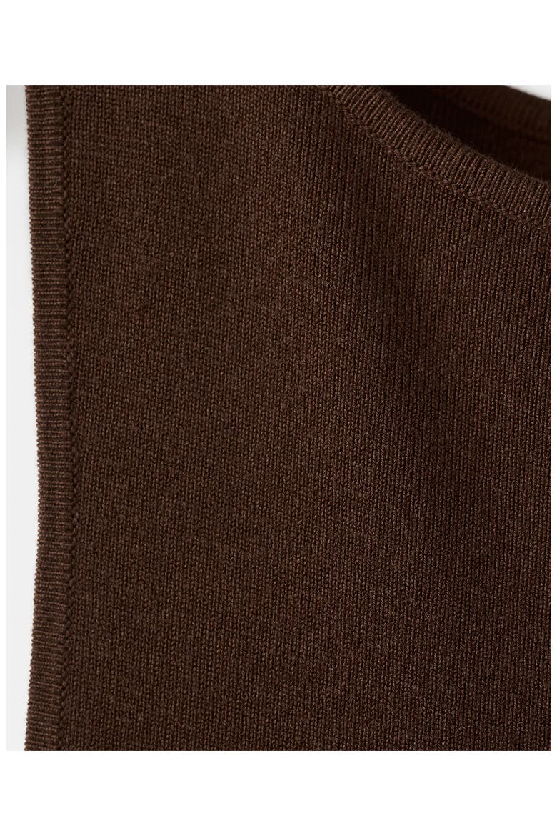 Sleeveless Knit Midi Dress, Alternate, color, CHOCOLATE