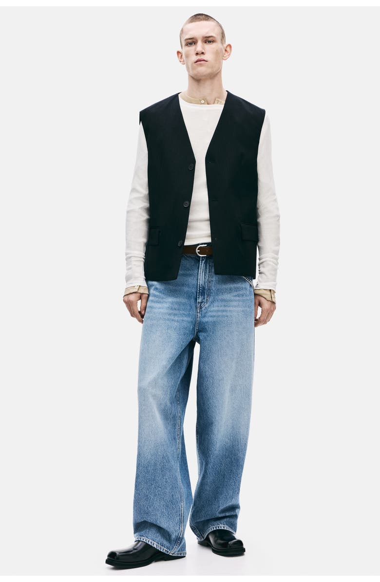 H&M Fairfax baggy jeans, Main, color, Denim Blue