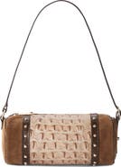 Brahmin Billie Leather Barrel Bag