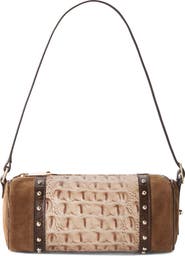 Brahmin Billie Leather Barrel Bag