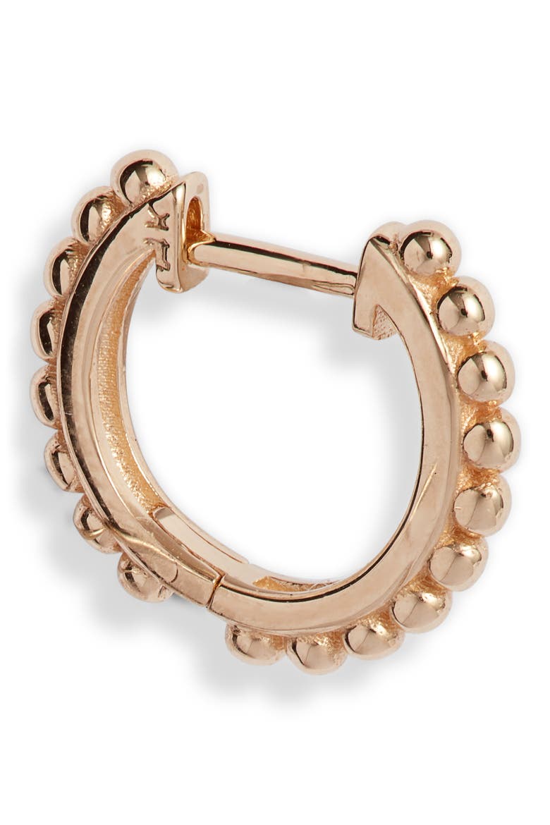 Dew Drop Huggie Hoop Earrings, Alternate, color, GOLD