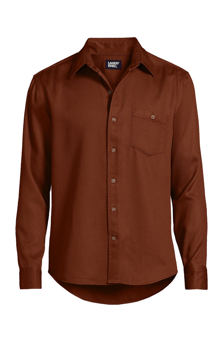 Lands' End Relaxed Twill Shirt, Alternate, color,