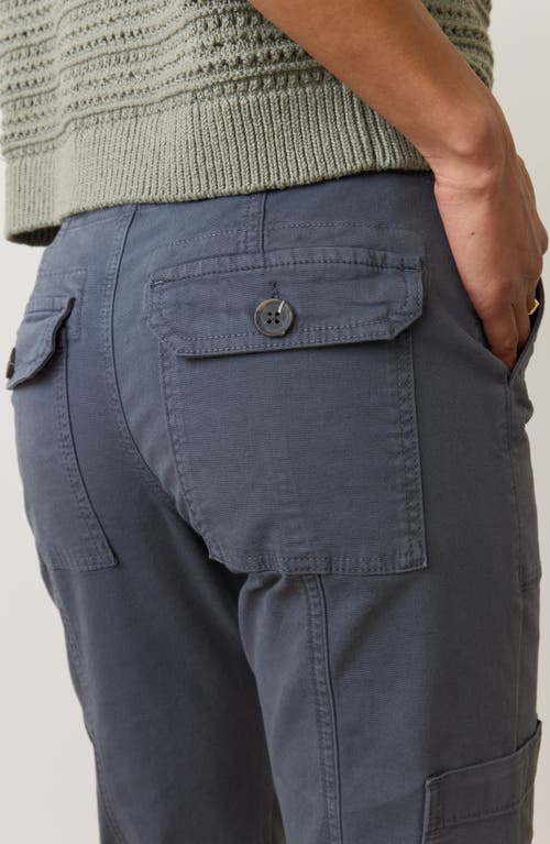 Shop Marine Layer Aria Straight Leg Cargo Pants In India Ink