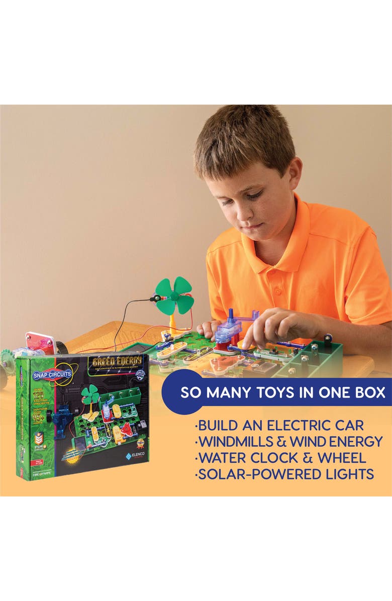 Snap Circuits Green Energy Stem Learning Toy, Alternate, color, Multicolored
