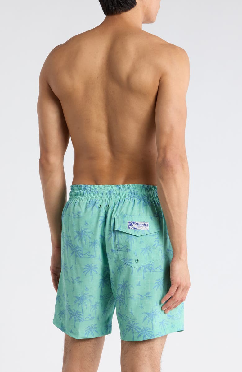 Trunks Surf & Swim Co. Sano 6.5-Inch Swim Trunks, Alternate, color, Mint