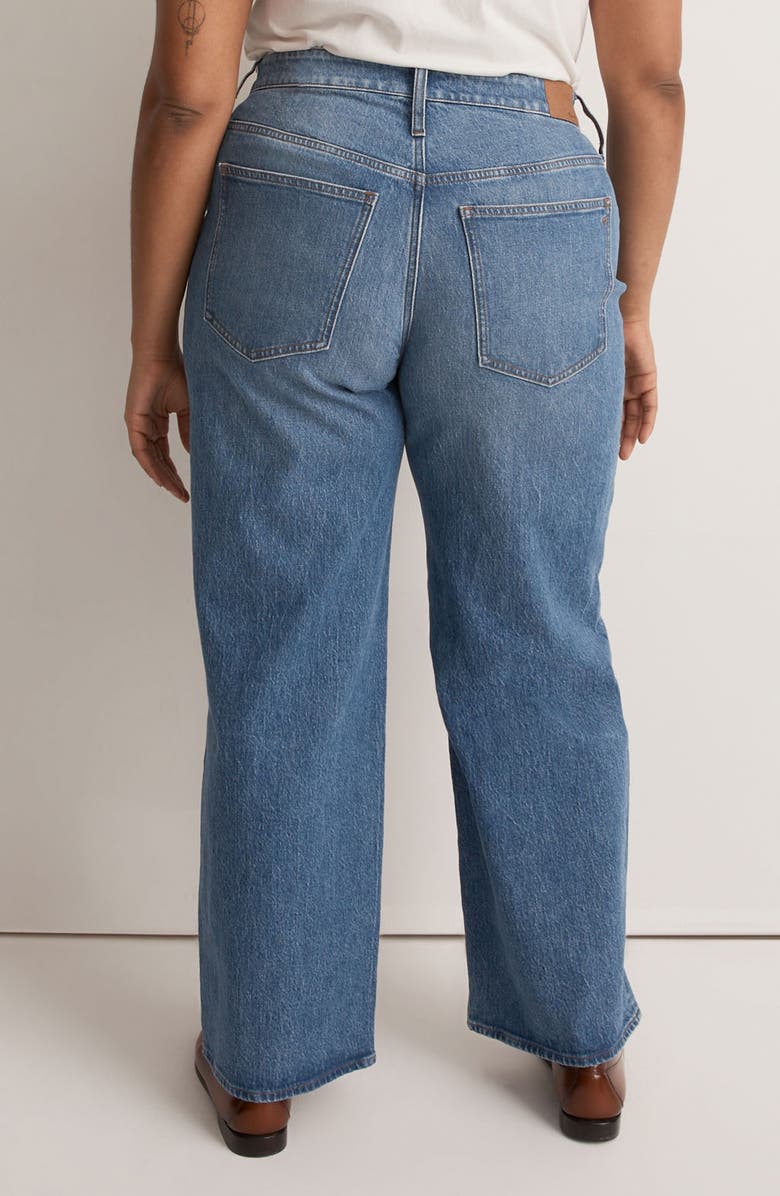 Madewell The Curvy Perfect Vintage Wide Leg Crop Jeans, Alternate, color, 