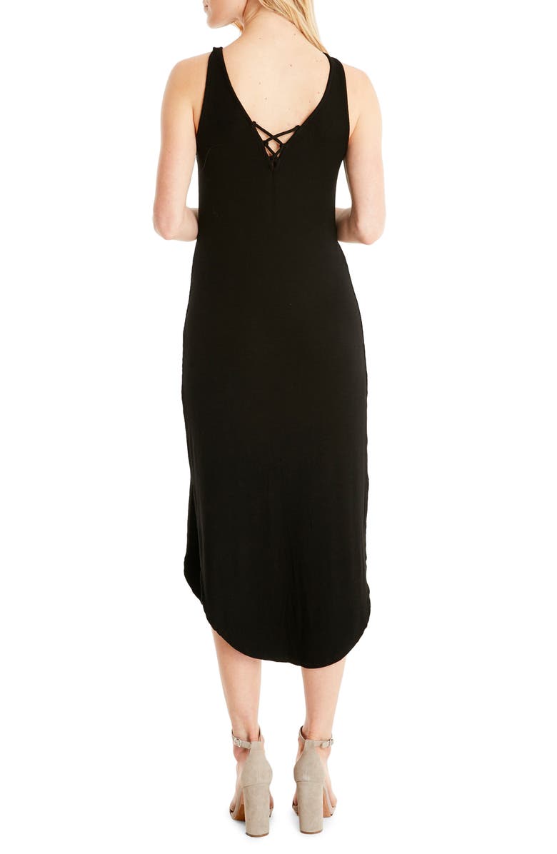 Michael Stars Front to Back Midi Dress, Alternate, color, 