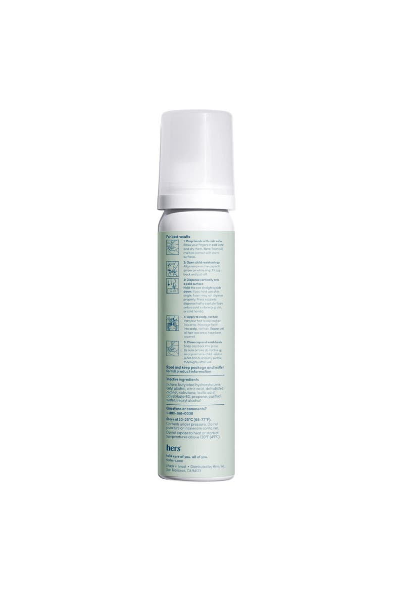 Topical Minoxidil Foam 5% Extra Strength Hair Regrowth Treatment, Clinically Proven, Alternate, color, Blue-Green