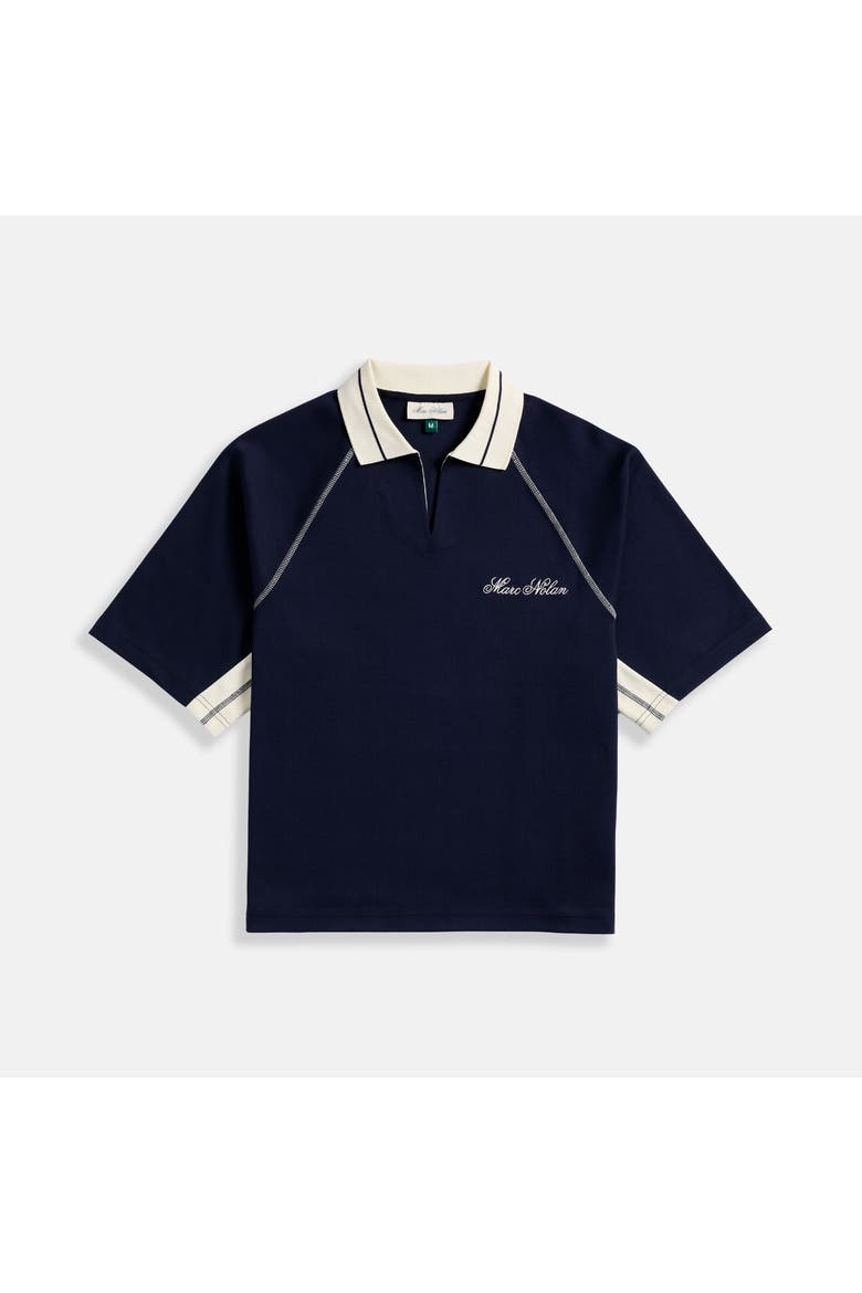 Tennis Polo, Main, color, Navy/White