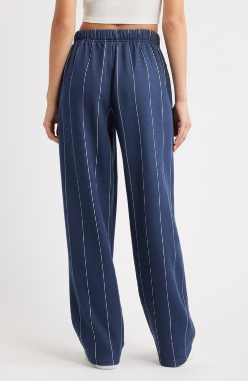 Boys Lie The Big Leaguer Alex Stripe Sweatpants In Blue