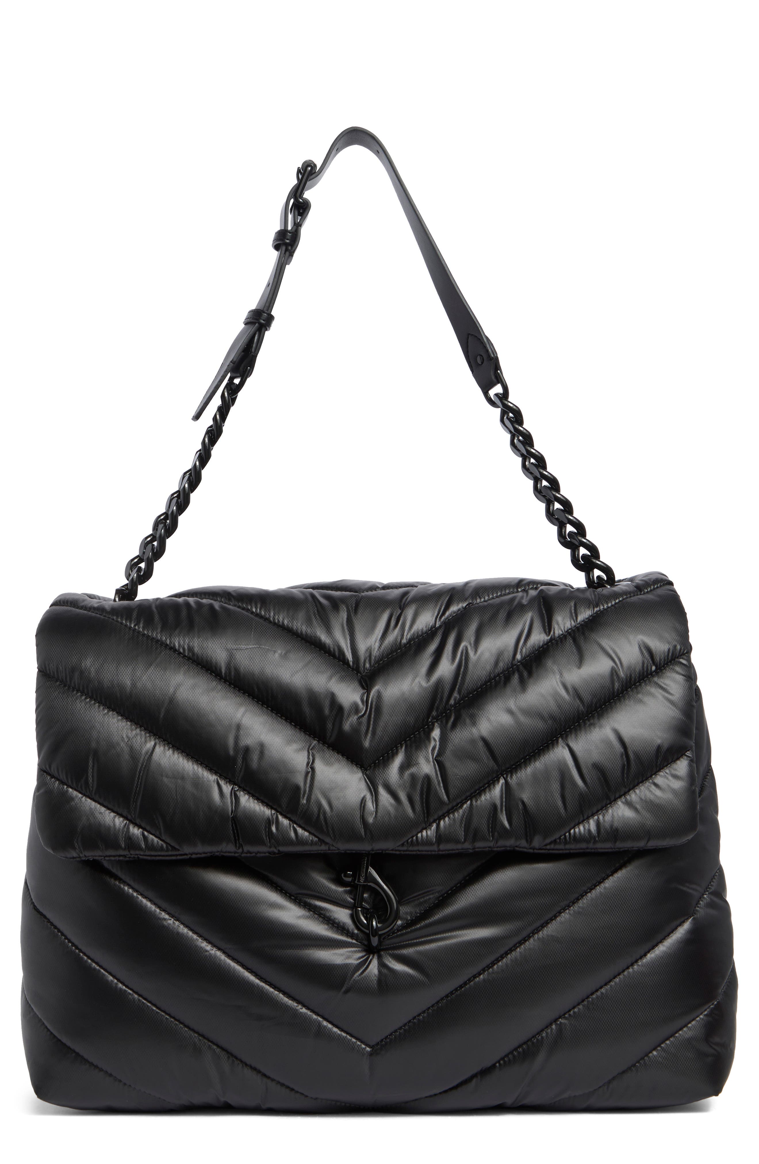 Edie XL Nylon Shoulder Bag
