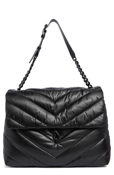 Edie XL Nylon Shoulder Bag