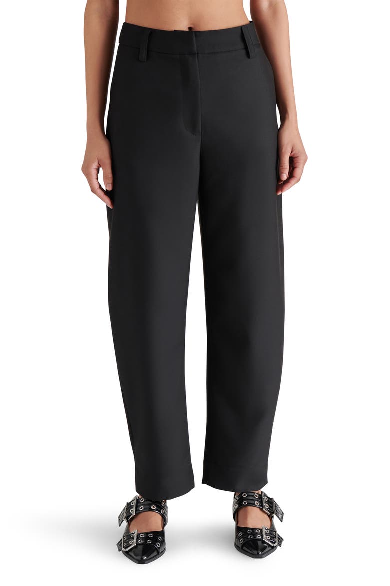 Junia Barrel Leg Pants, Main, color, BLACK