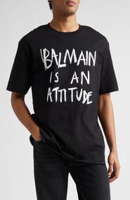 Balmain Attitude Graphic T-Shirt