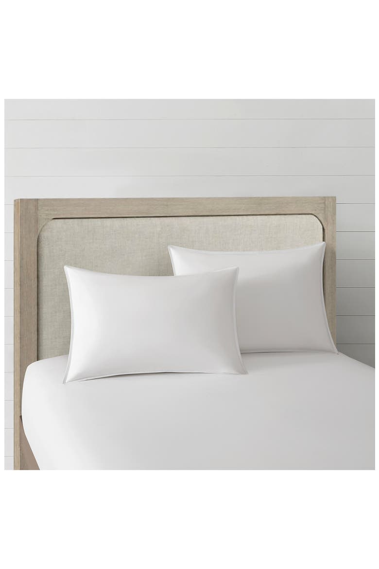 Maizy Down & Feather Pillow, Alternate, color, WHITE