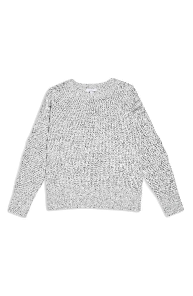 Topshop Ottoman Stitch Sweater, Alternate, color,
