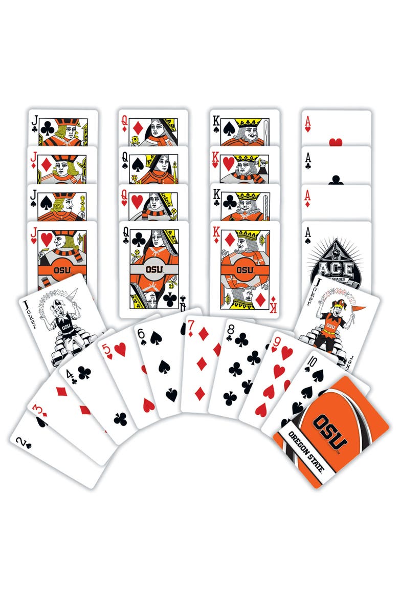 Oregon State Beavers Playing Cards, Alternate, color, Multicolor