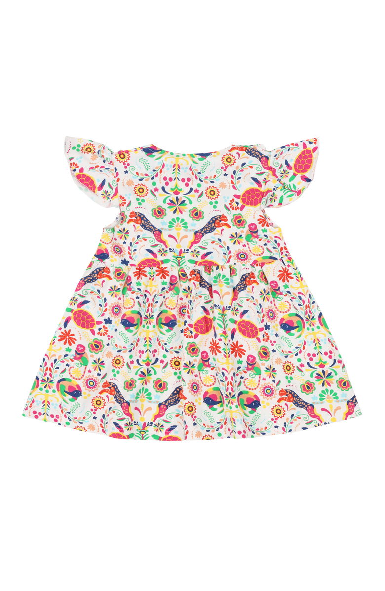 Mixed Up Clothing Baby Vestito Dress Set, Alternate, color, Animal Arabesque