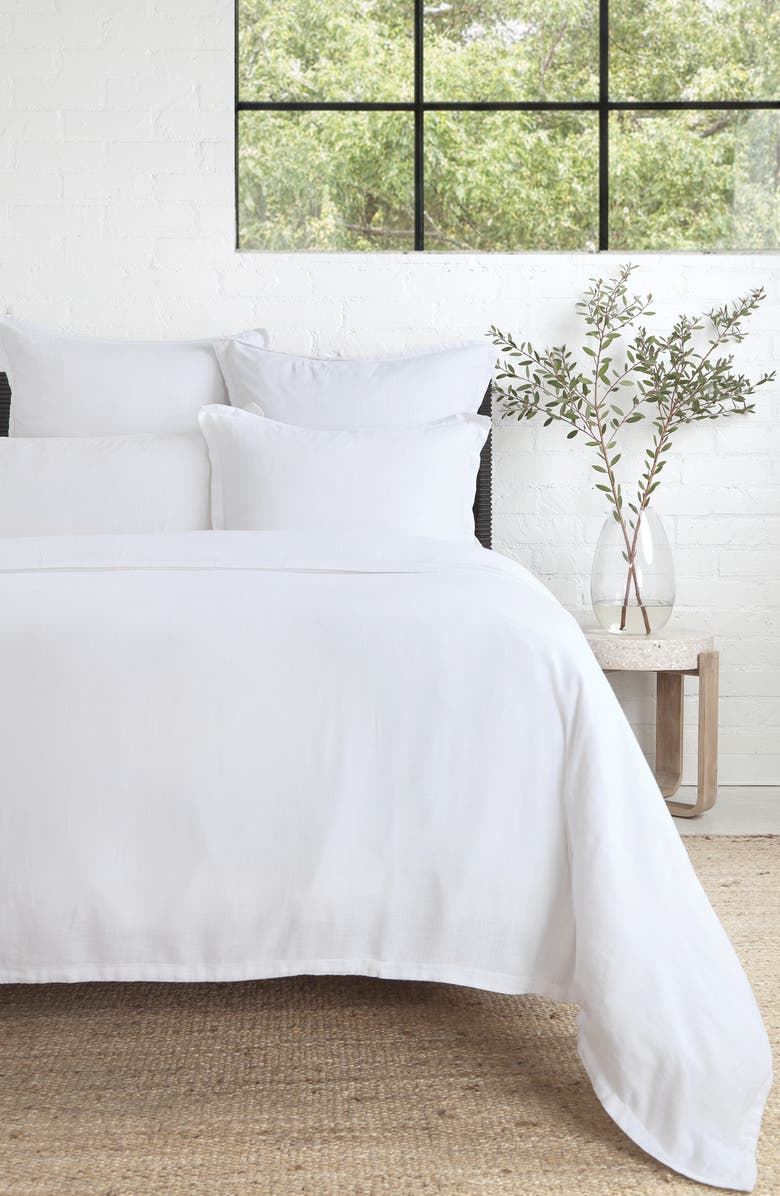 Pom Pom at Home Georgie Duvet Cover, Alternate, color, White