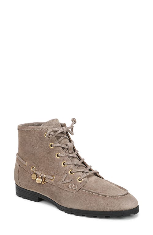 Veronica Beard Phaedra Lace-up Bootie In Brown
