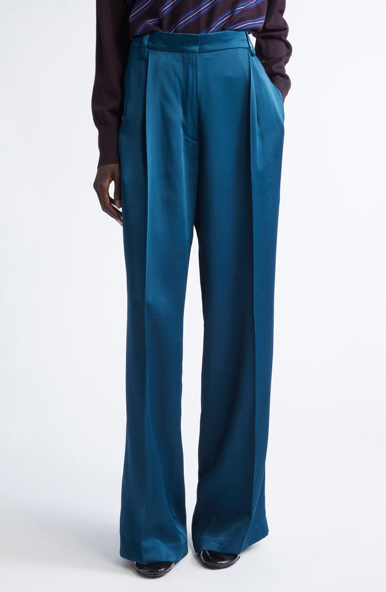 Dries Van Noten Portia Trousers, Main, color, Petrol