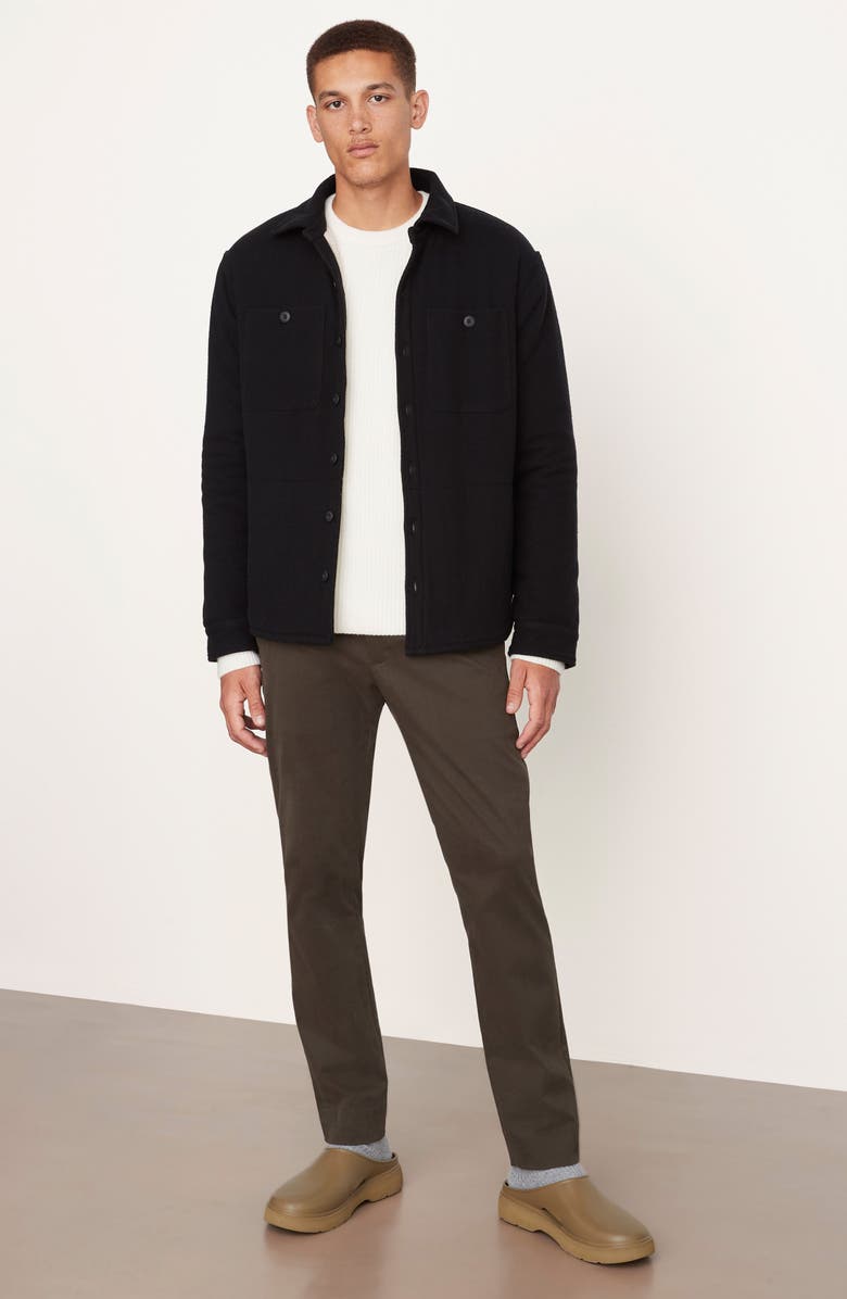Vince High Pile Fleece Lined Shirt Jacket, Alternate, color, 