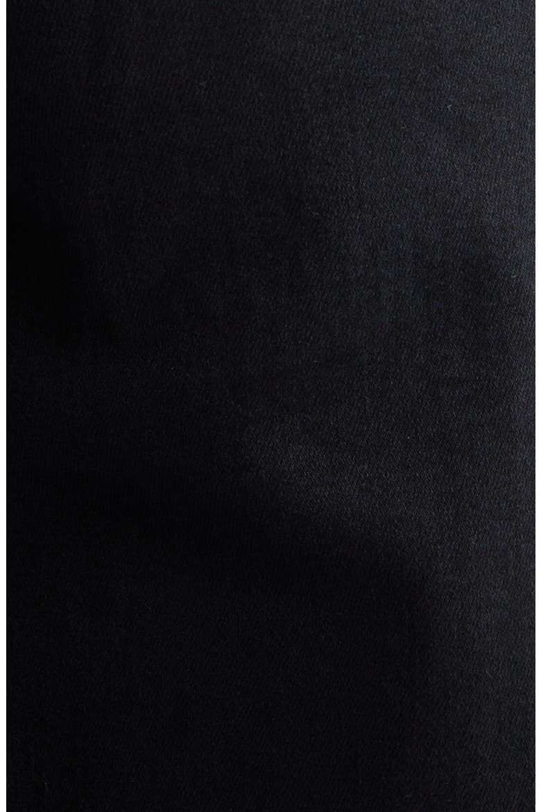 Le Palazzo Raw Hem Crop Wide Leg Jeans, Alternate, color, BLACKTHORN