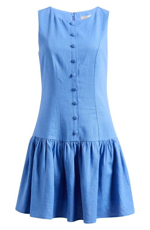 WAYF WAYF MARTINI LINEN BLEND MINIDRESS