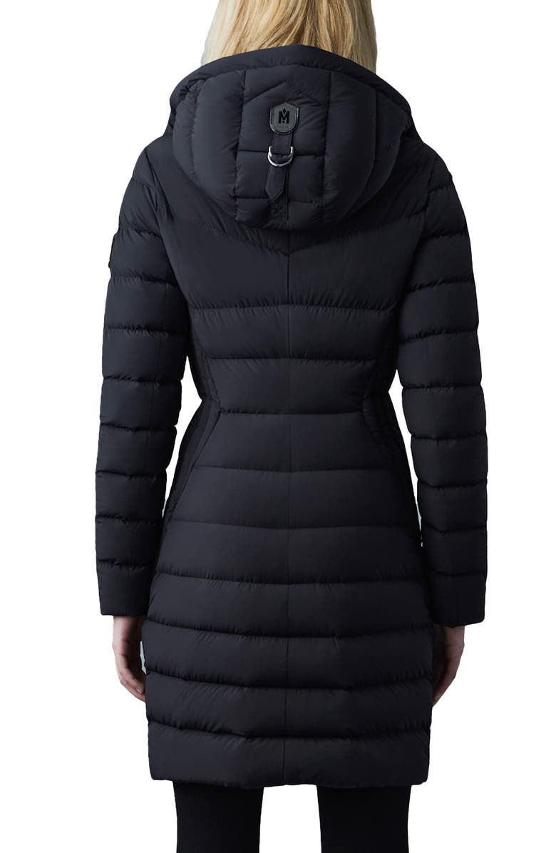 Mackage Farren Water Repellent Down Coat, Alternate, color, Black