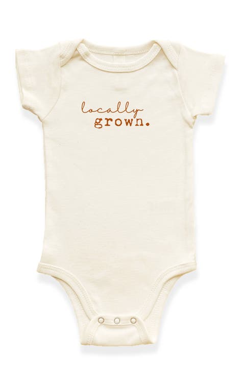 Locally Grown Organic Baby Bodysuit
