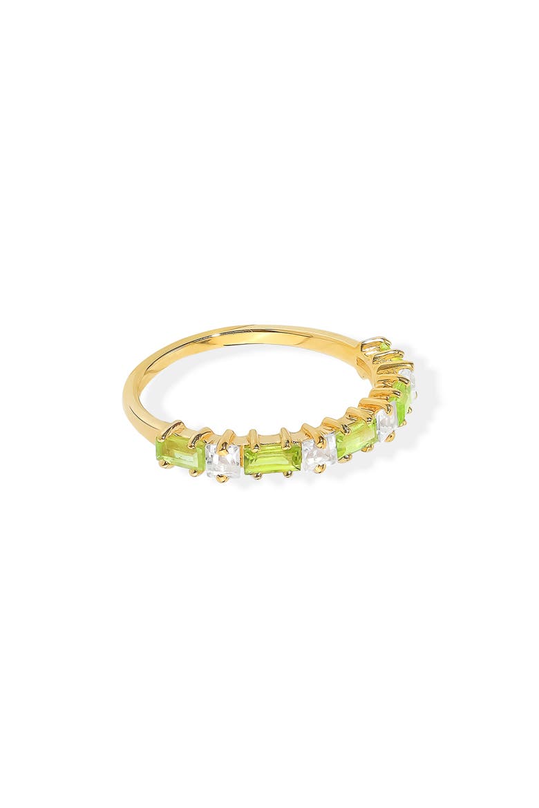 Mixed Gemstone Ring, Alternate, color, GREEN