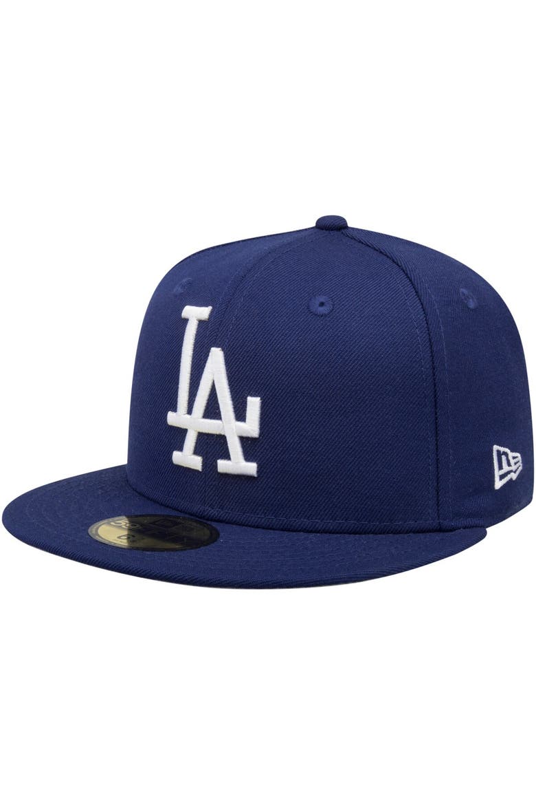 Men's New Era Navy Los Angeles Dodgers Cooperstown Collection Wool 59FIFTY Fitted Hat, Alternate, color, Royal