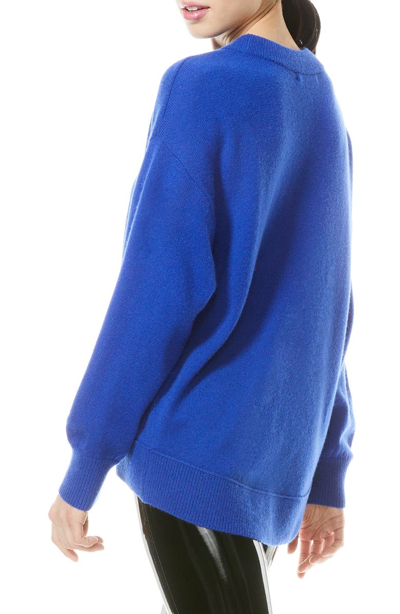 Alice + Olivia Denver Stretch Cashmere Sweater, Alternate, color,
