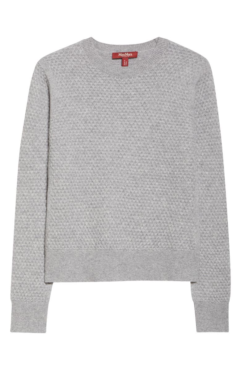 Max Mara Studio Ellade Cashmere Crewneck Sweater, Alternate, color, 