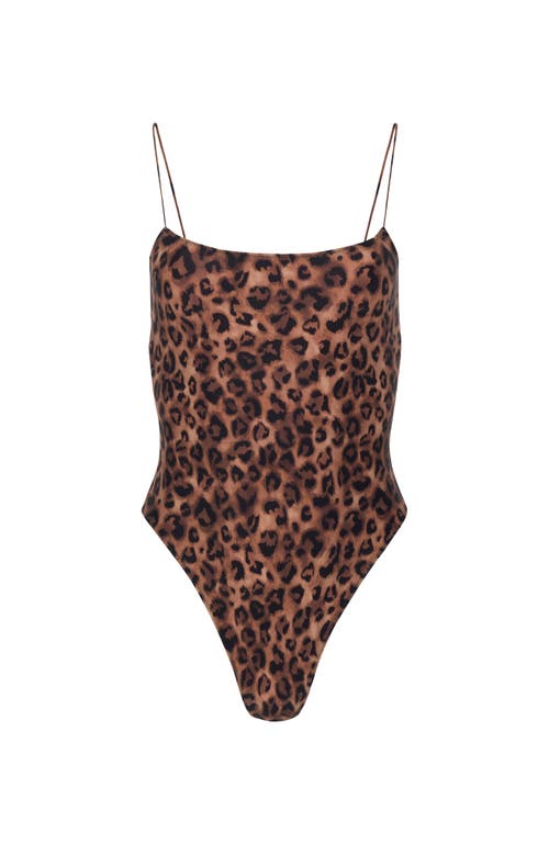 Sunkissed Le Bon Bon One-piece Swimsuit In Leopard