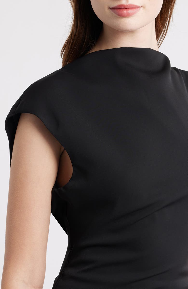 Odd Muse The Ultimate Muse Cap Sleeve Dress, Alternate, color, Black