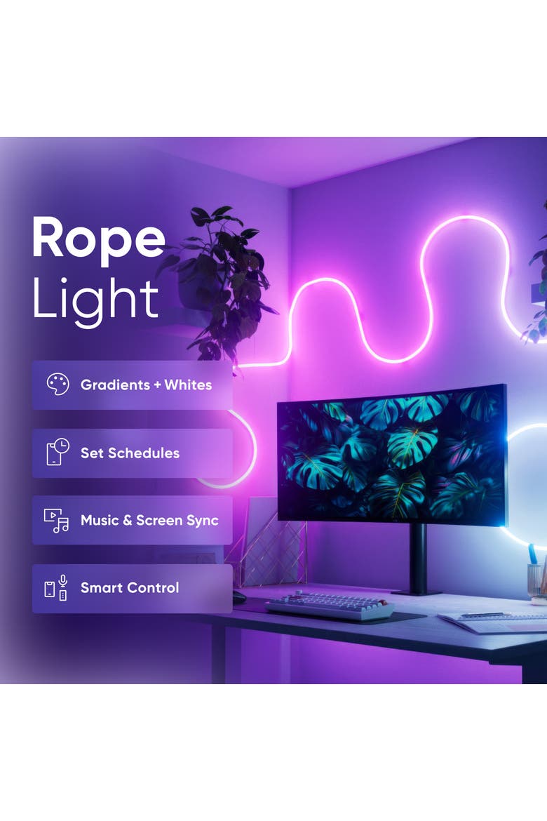 Matter Smart Multicolor Rope Light, Alternate, color, Multicolor