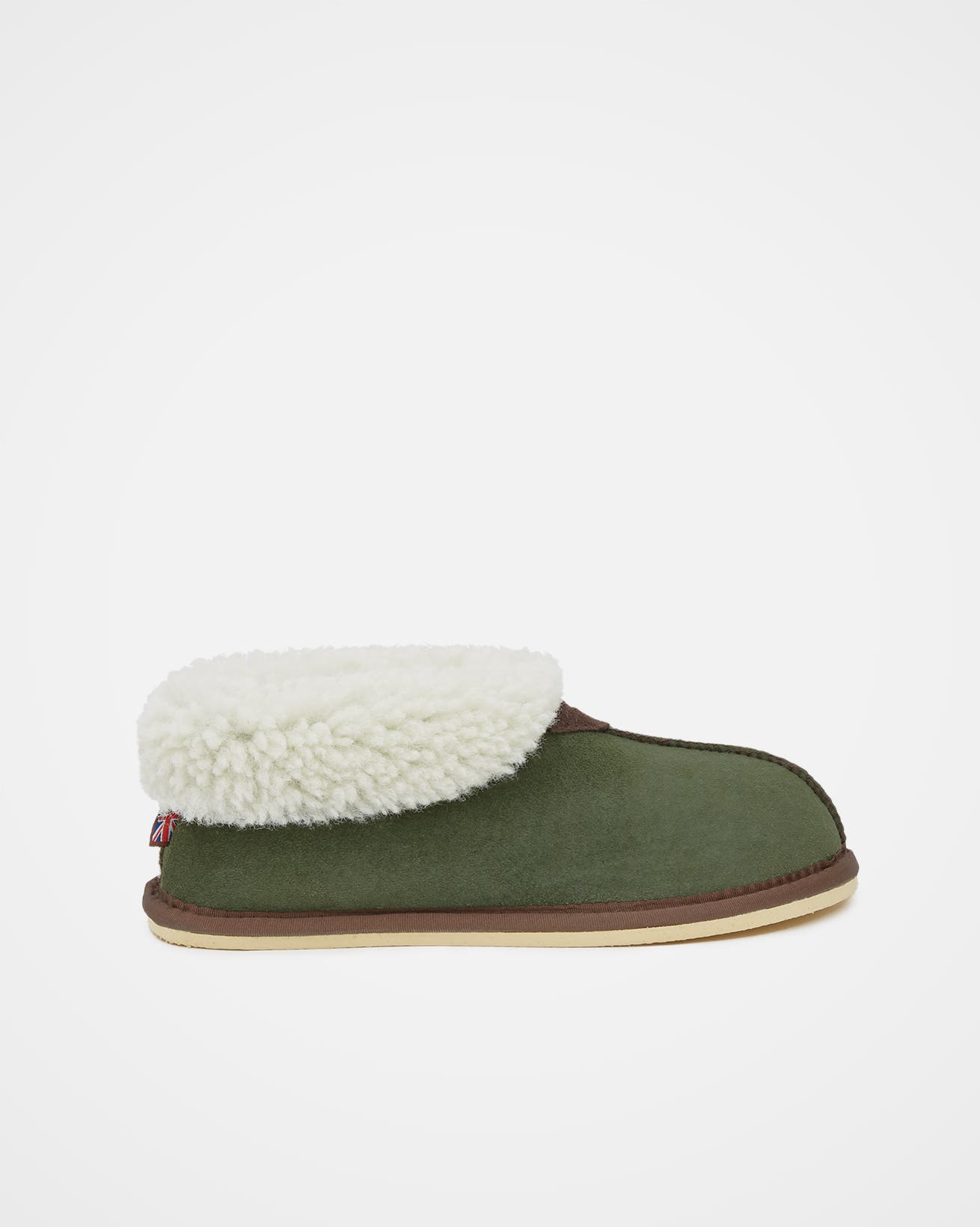 Celtic 
Co. Ladies
 Shearling Bootee Slippers, Alternate, color, Moss