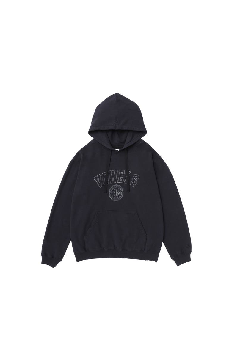 Faded Collegiate Hoodie, Main, color, Black