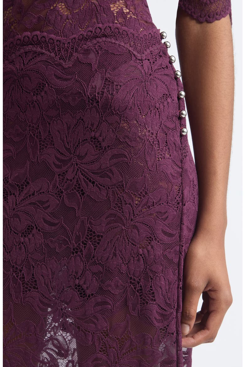 Layered Lace Skirt, Alternate, color, MAGENTA PURPLE